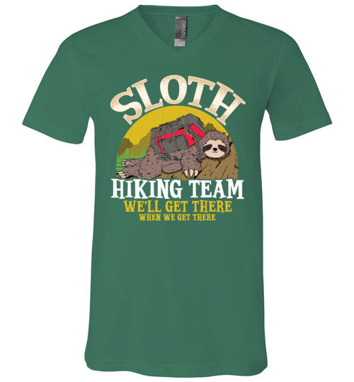 Sloth Hiking Team V-Neck