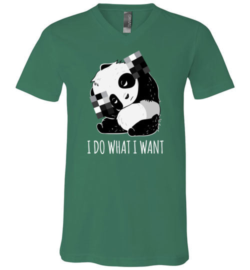 Panda Do What I Want V-Neck