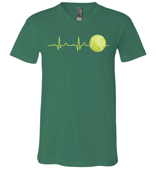 Tennis Heartbeat V-Neck
