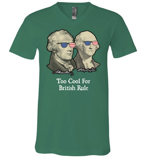 Too Cool For British Rule V-Neck