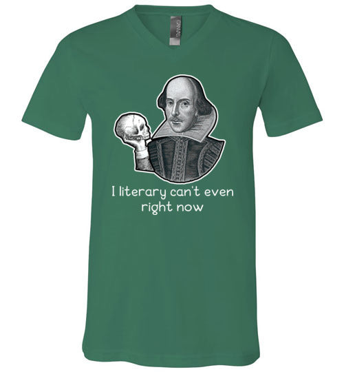 Shakespeare Literary Cant Even V-Neck