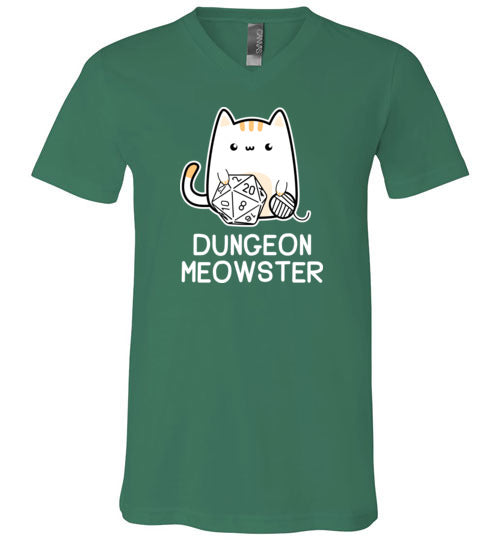 Dungeon Meowster V-Neck