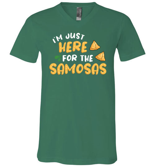 Just Here For The Samosas V-Neck