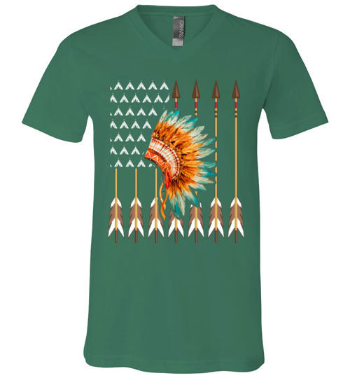 Native American Flag V-Neck