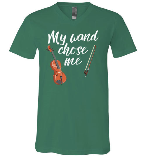 Violin Wand Chose Me V-Neck