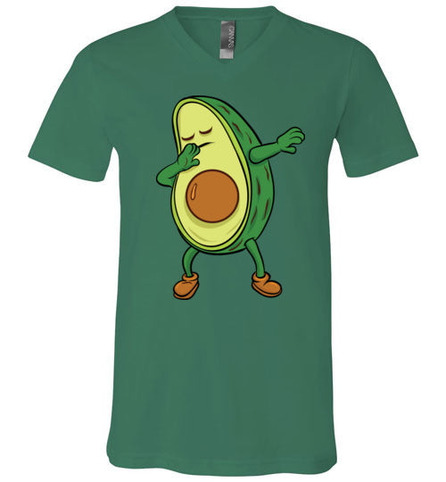 Dabbing Avocado V-Neck
