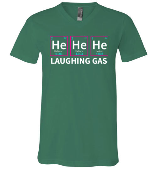 Periodic Table Laughing Gas V-Neck