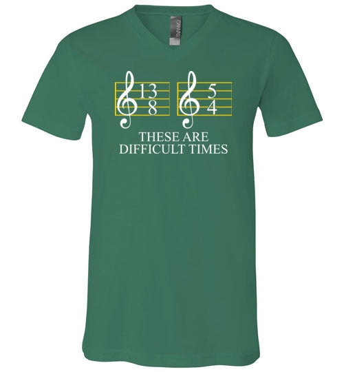 Music These Are Difficult Times V-Neck