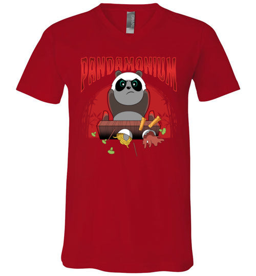 Pandamonium Panda V-Neck