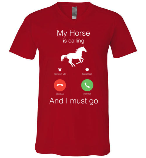 Horse Is Calling V-Neck