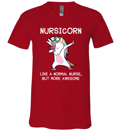 Nursicorn Nurse Unicorn V-Neck