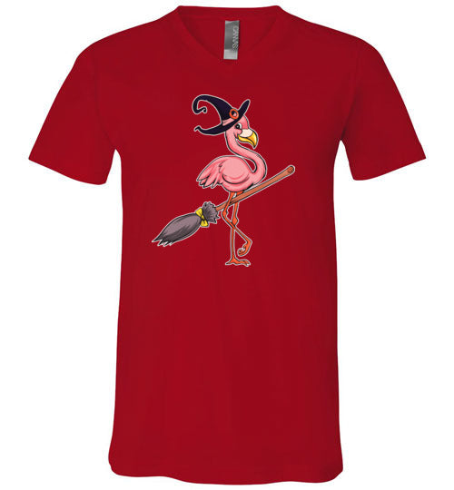 Flamingo Witch V-Neck