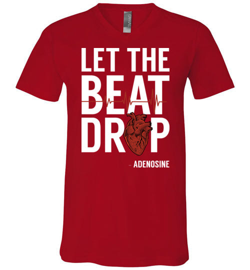 Let The Beat Drop Adenosine V-Neck