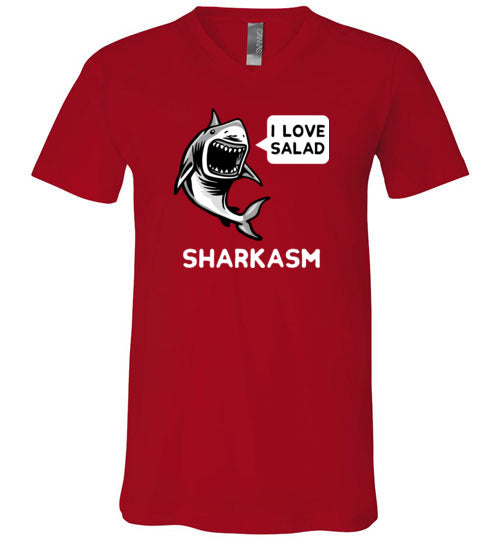 Sharkasm Love Salad V-Neck