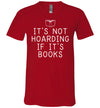 Hoarding Books V-Neck