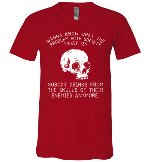Drink From Skulls V-Neck