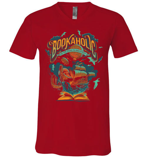 Bookaholic Octopus V-Neck