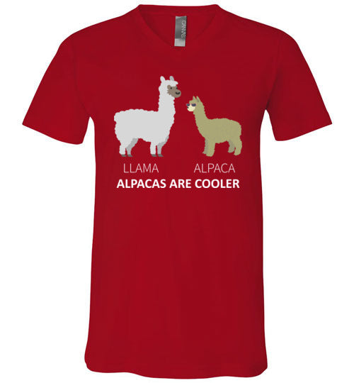 Llama Alpacas Are Cooler V-Neck