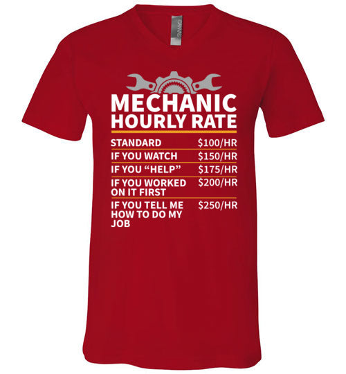 Mechanic Hourly V-Neck