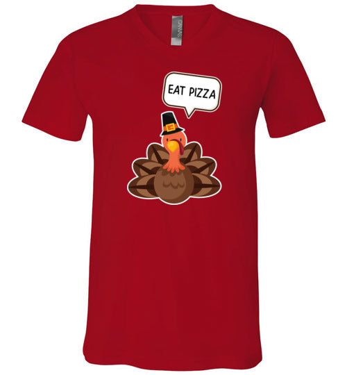 Thanksgiving Eat Pizza V-Neck