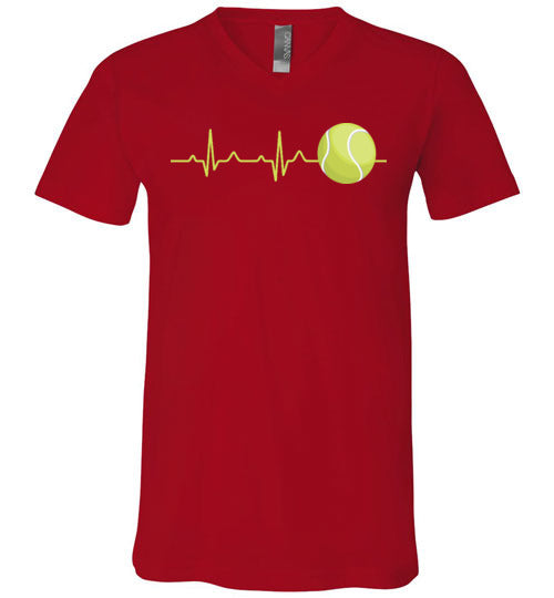 Tennis Heartbeat V-Neck