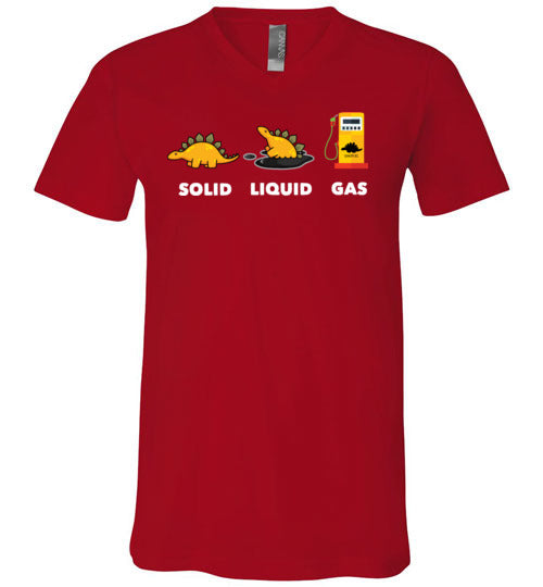 Dinosaur Solid Liquid Gas V-Neck