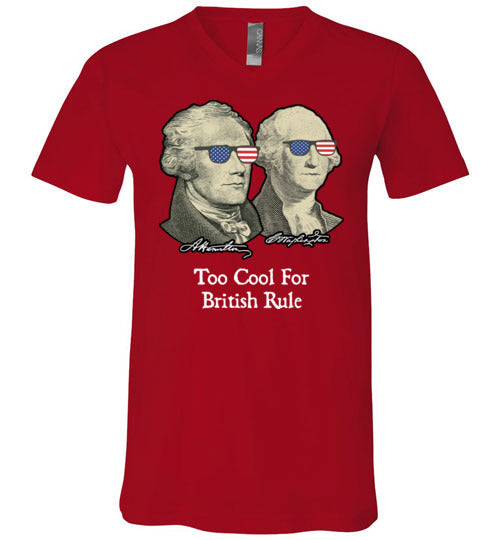 Too Cool For British Rule V-Neck