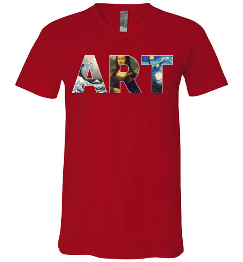 Famous Works of Art V-Neck