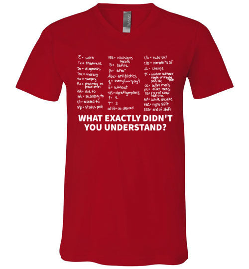 Nurse Shorthand V-Neck