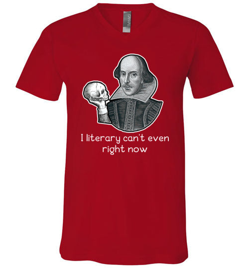 Shakespeare Literary Cant Even V-Neck