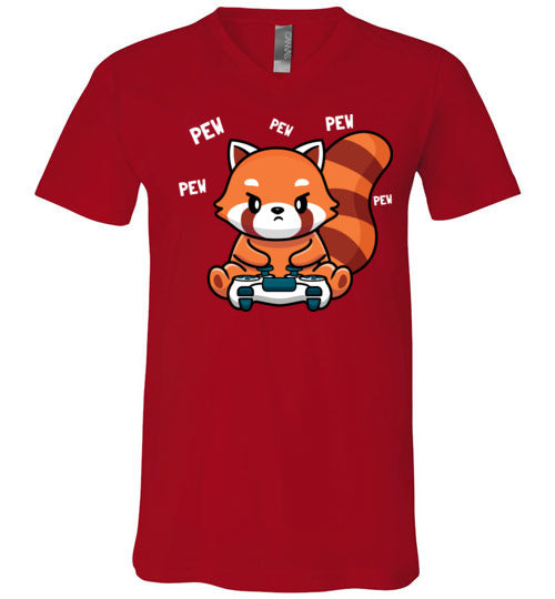 Gaming Red Panda V-Neck