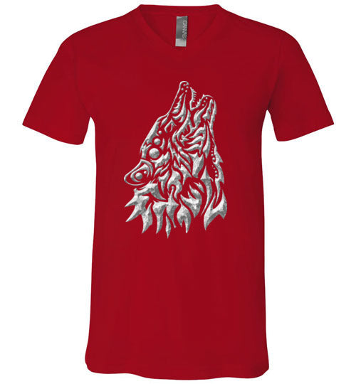 Fenrir Viking Wolf V-Neck