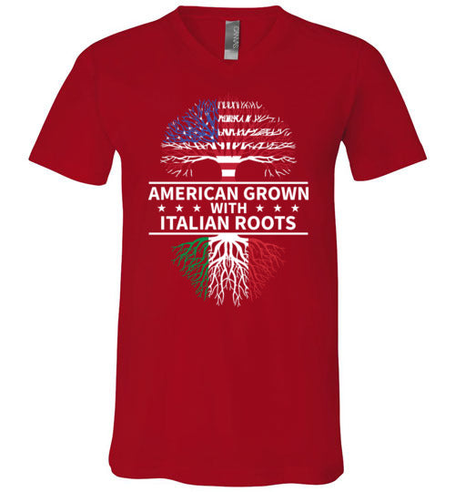 American Grown Italian Roots V-Neck