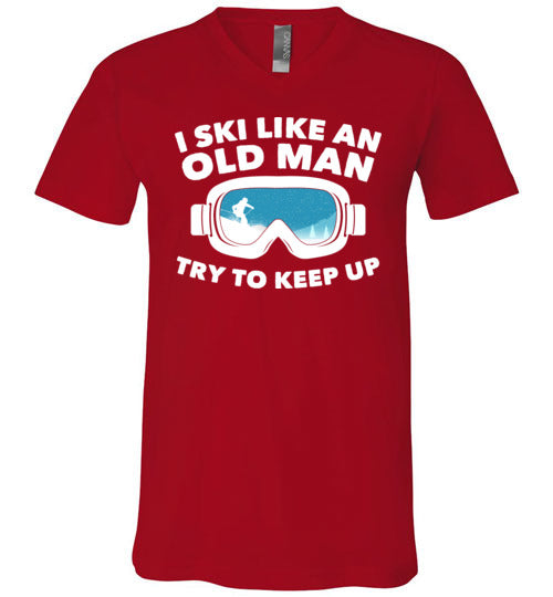 Ski Like An Old Man V-Neck