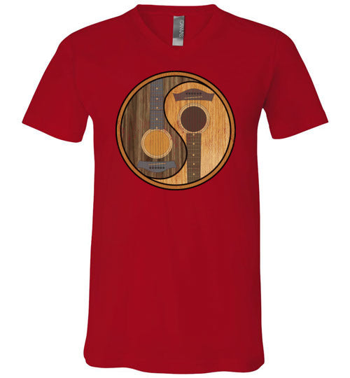Guitar Yin-Yang V-Neck