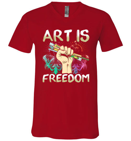 Art Is Freedom V-Neck