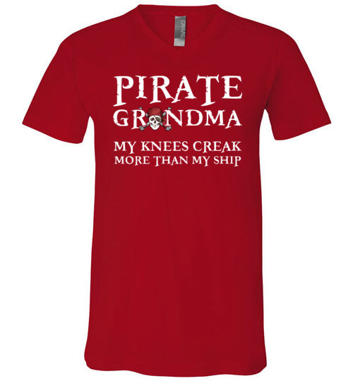 Pirate Grandma V-Neck