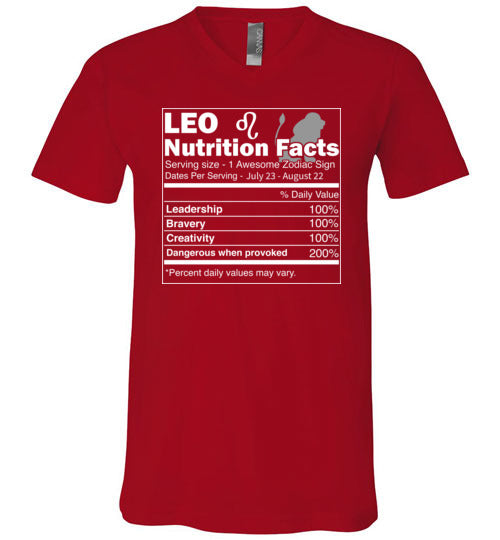 Leo Nutrition Facts V-Neck