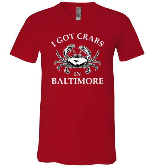 Crabs in Baltimore V-Neck