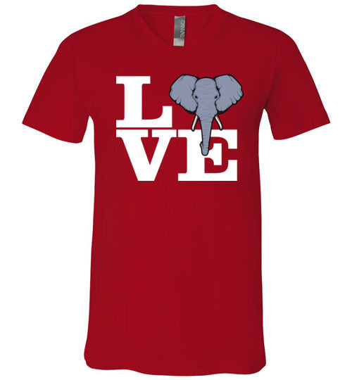 Love Elephants V-Neck
