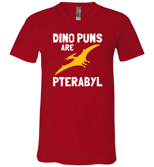 Dino Puns Ptera V-Neck
