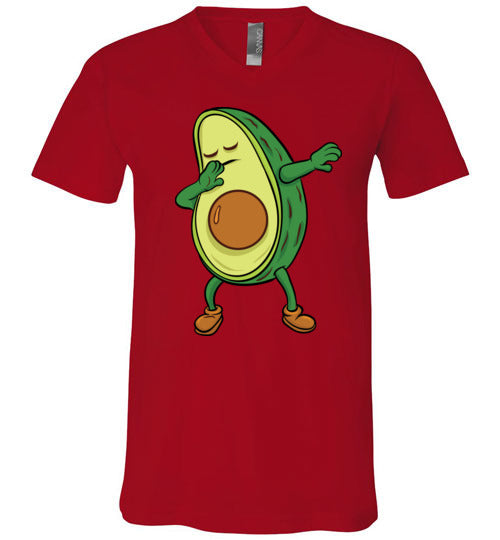 Dabbing Avocado V-Neck