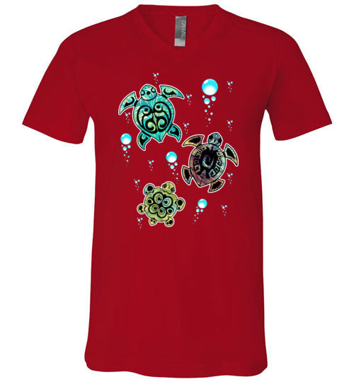 Sea Turtles V-Neck