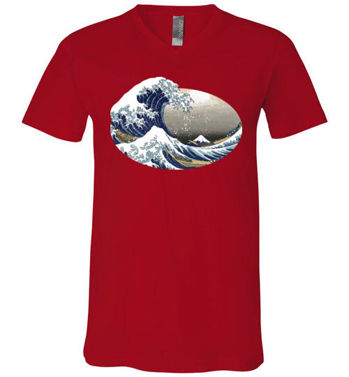Great Wave off Kanagawa V-Neck