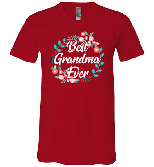 Best Grandma Ever V-Neck