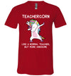 Teachercorn V-Neck