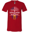 American Grown with Bajan Roots V-Neck
