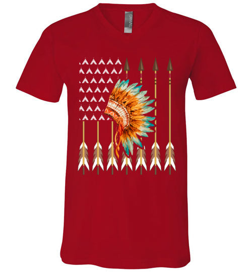 Native American Flag V-Neck