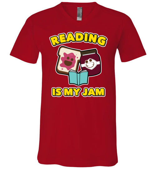 Reading Is My Jam V-Neck