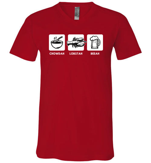 Chowdah Lobstah Beeah V-Neck